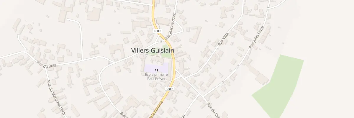 Plan du 5 Pl du Huit Mai 1945 à Villers-Guislain
