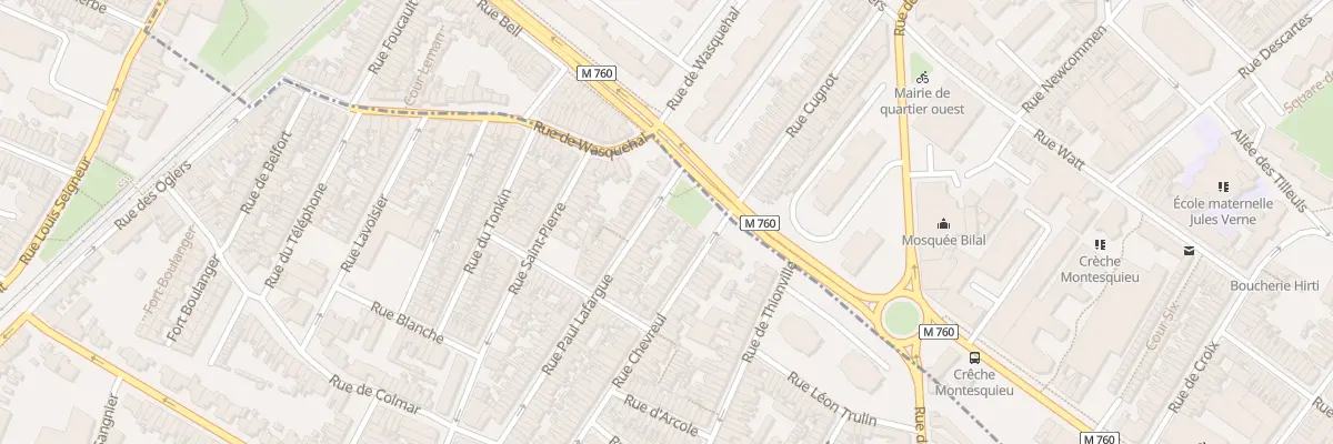 Plan du 80 Rue Paul Lafargue à Croix