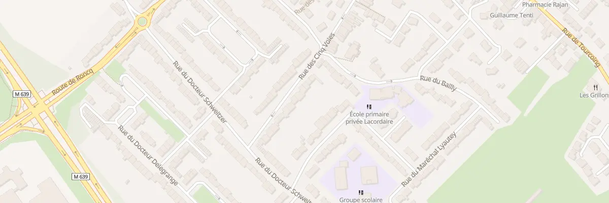 Plan du 83 Rue des Cinq Voies à Neuville-en-Ferrain