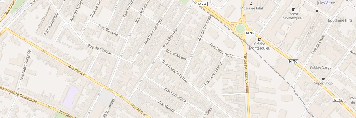 Plan du 7 Rue d’Arcole à Croix