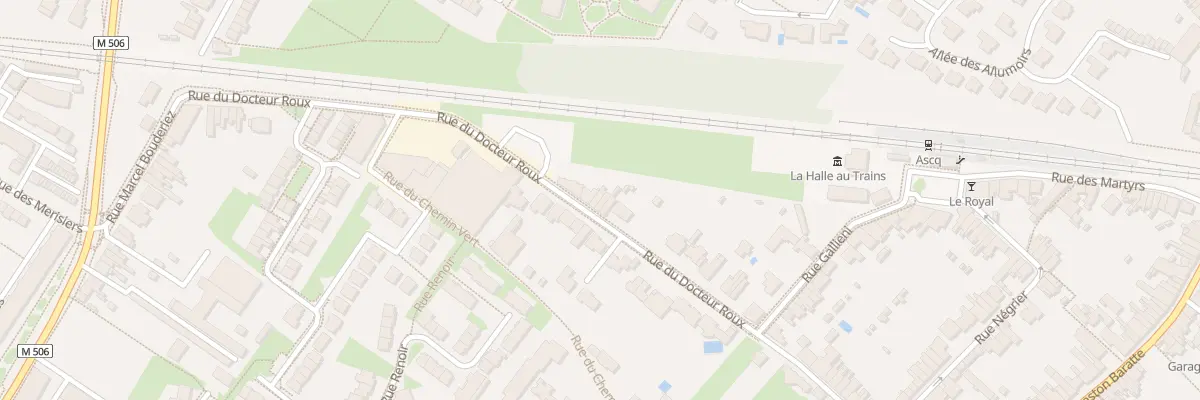 Plan du 3 Rue du Docteur Roux à Villeneuve-d’Ascq