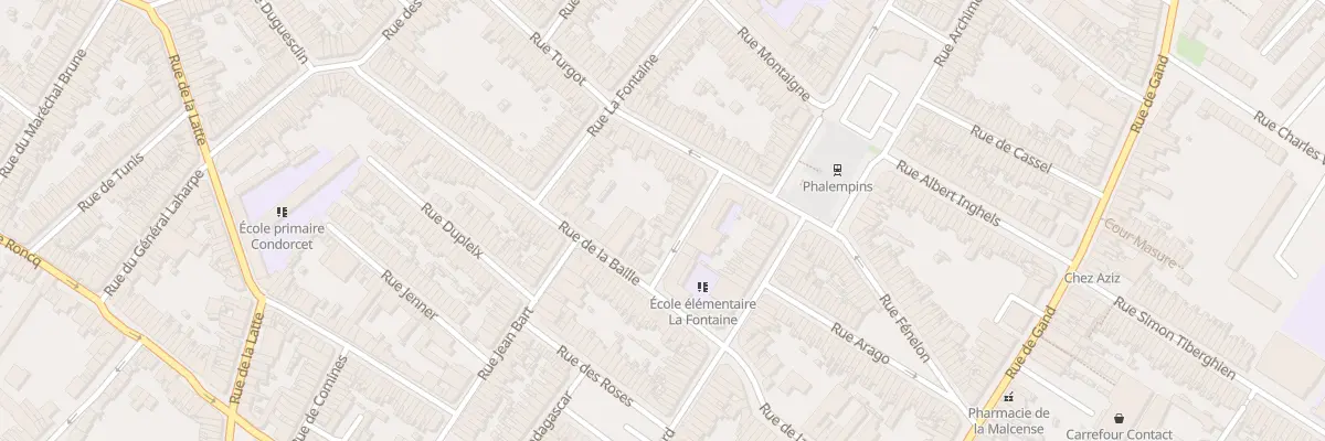Plan du 9 Rue Kellerman à Tourcoing