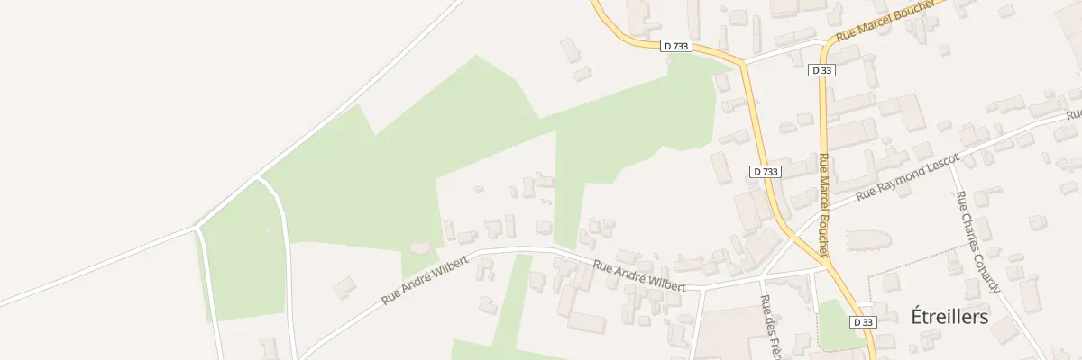Plan du 20B Rue André Wilbert à Étreillers