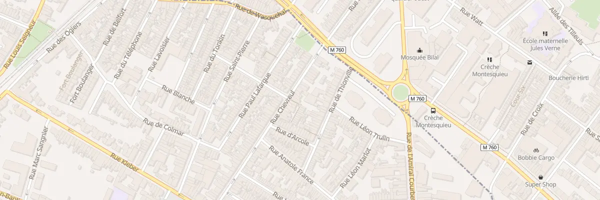 Plan du 50 Rue Chevreul à Croix