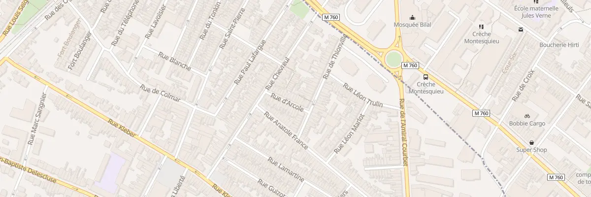 Plan du 10 Rue d’Arcole à Croix