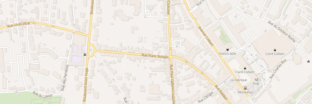 Plan du 2 Rue Franc Nohain à Nevers