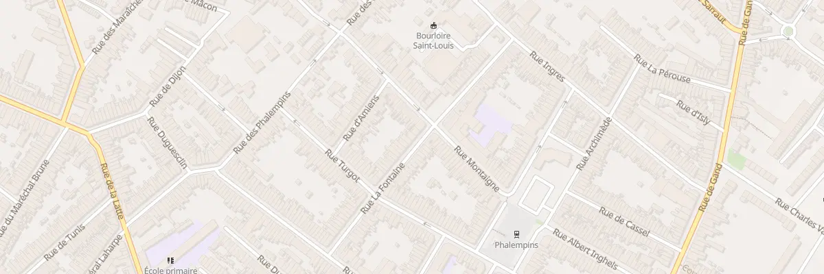 Plan du 53 Rue la Fontaine à Tourcoing
