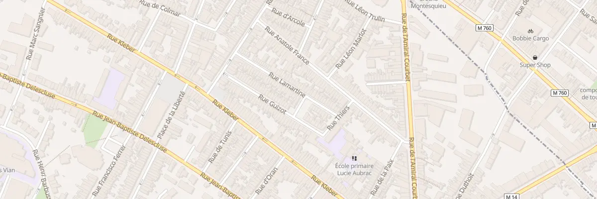 Plan du 17 Rue Lamartine à Croix