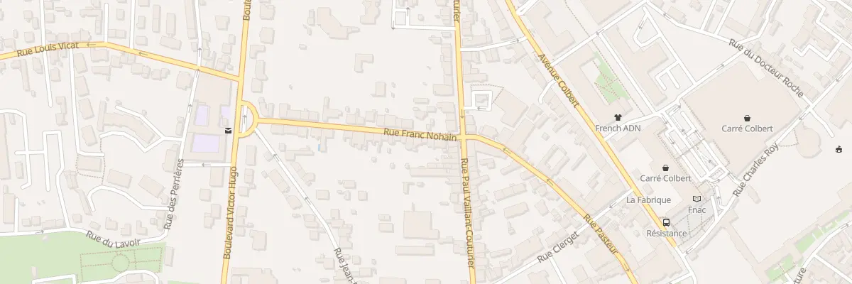 Plan du 3B Rue Franc Nohain à Nevers