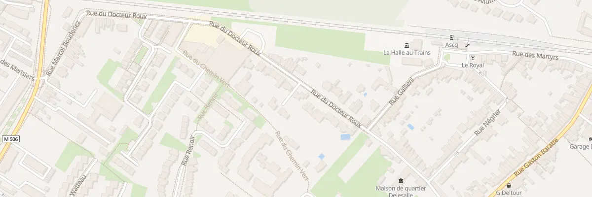 Plan du 24T Rue du Docteur Roux à Villeneuve-d’Ascq