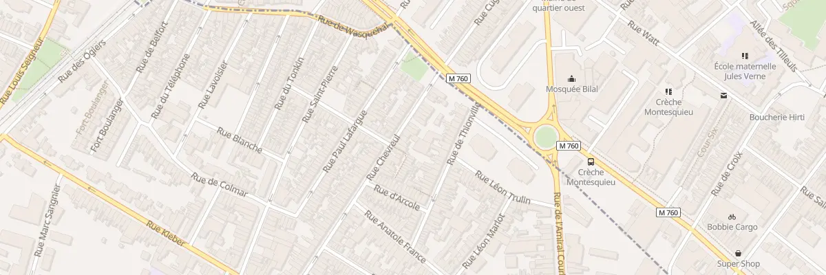 Plan du 54 Rue Chevreul à Croix