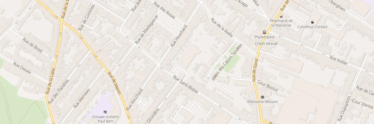 Plan du 80 Rue Saint Blaise à Tourcoing
