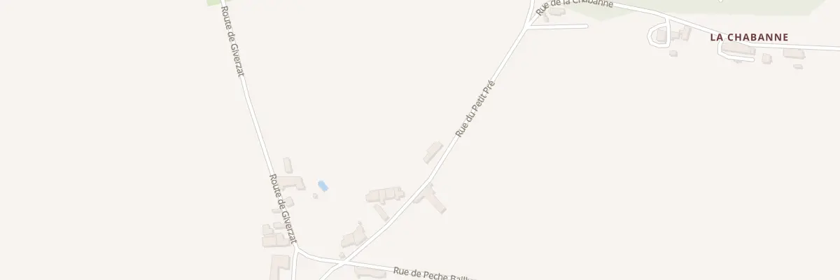 Plan du 15 Rue du Petit Pre à Deneuille-lès-Chantelle