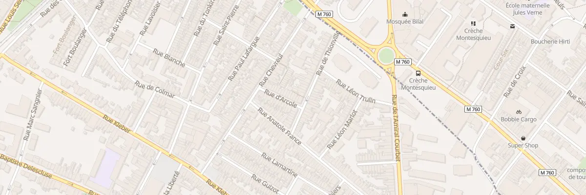 Plan du 6 Rue d’Arcole à Croix