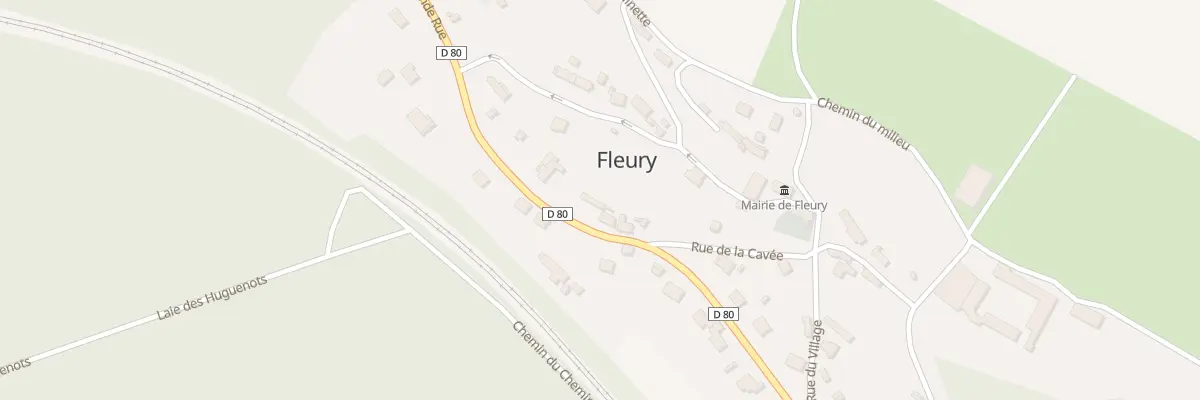 Plan du 13 Gr Grande Rue à Fleury