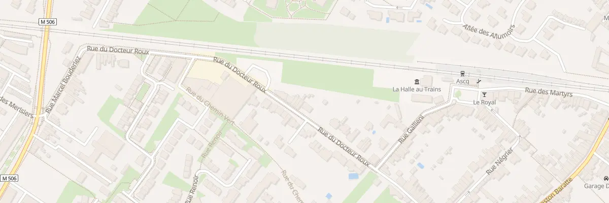 Plan du 7 Rue du Docteur Roux à Villeneuve-d’Ascq