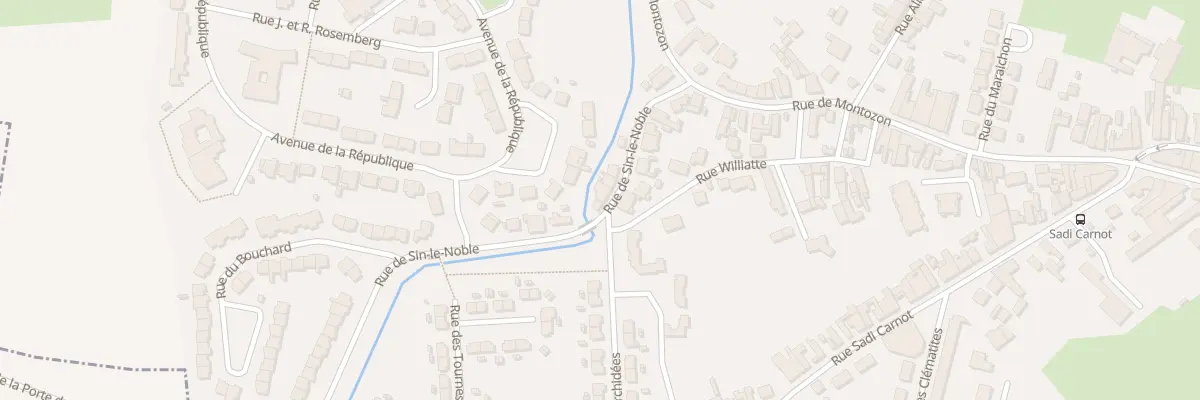 Plan du 8 Rue de Sin à Lallaing