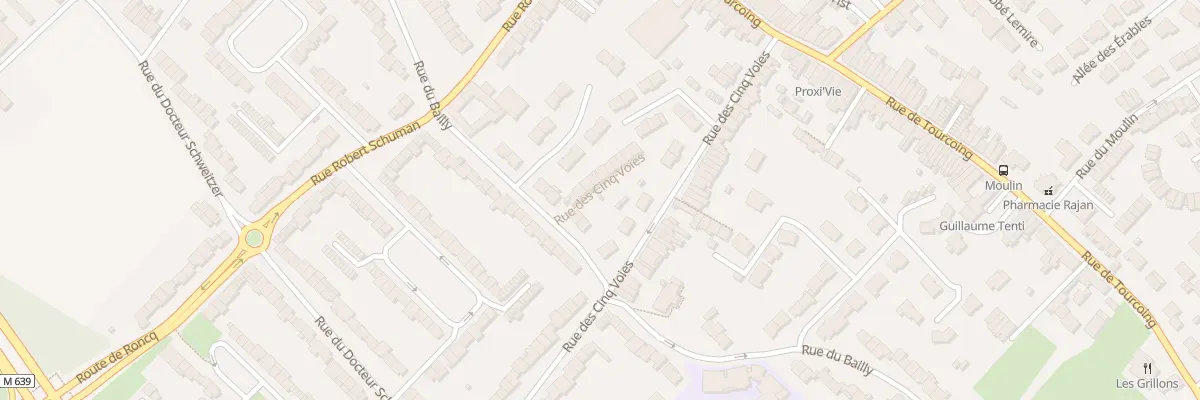 Plan du 32 Rue des Cinq Voies à Neuville-en-Ferrain