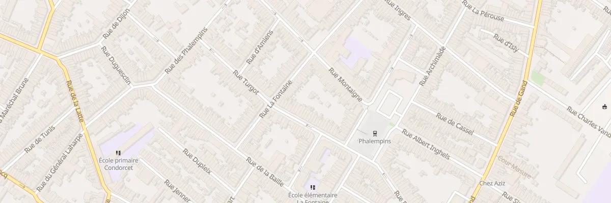 Plan du 32 Rue Turgot à Tourcoing