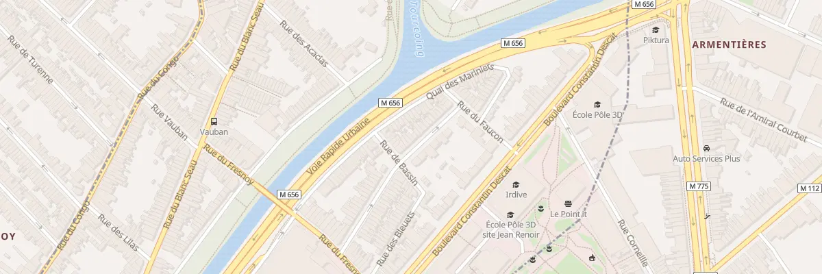 Plan du 26 Rue Kléber à Tourcoing