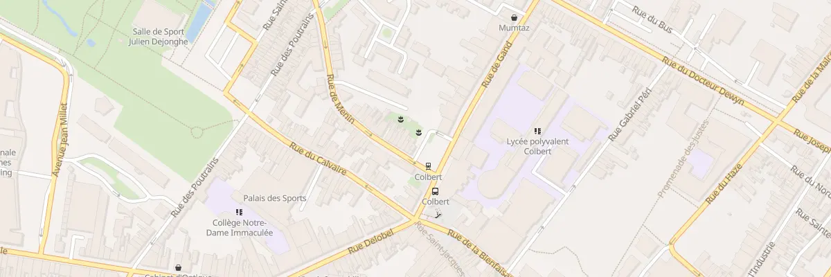 Plan du 10 Rue de Menin à Tourcoing