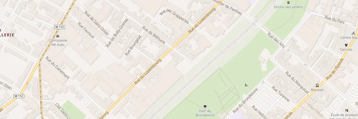 Plan du 15 Rue de Béthune à Roubaix