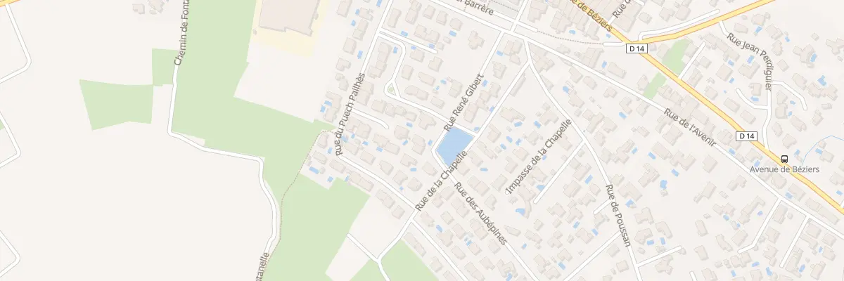 Plan du 168 Rue René Gibert à Maraussan
