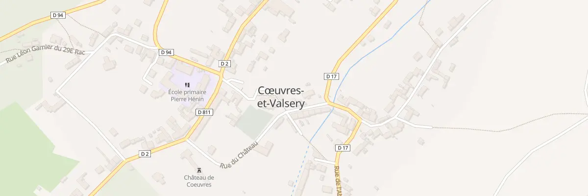 Plan du 1 Rue André Petin à Cœuvres-et-Valsery