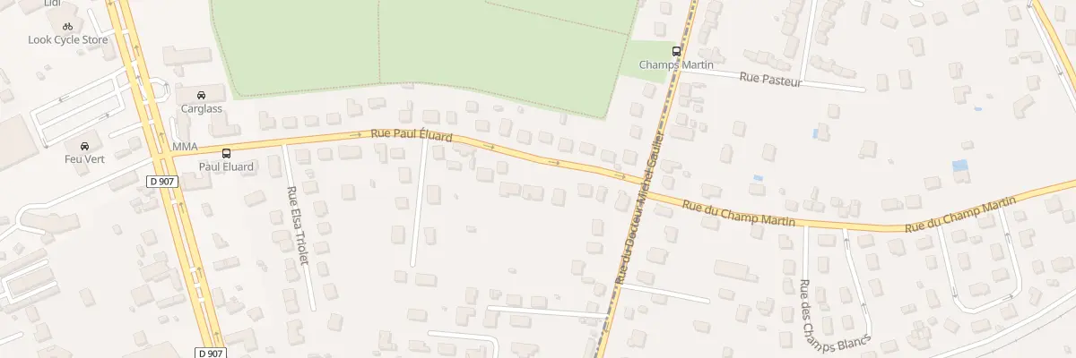 Plan du 28 Rue Paul Eluard à Varennes-Vauzelles