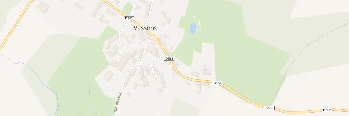 Plan du 10 Rue Principale à Vassens