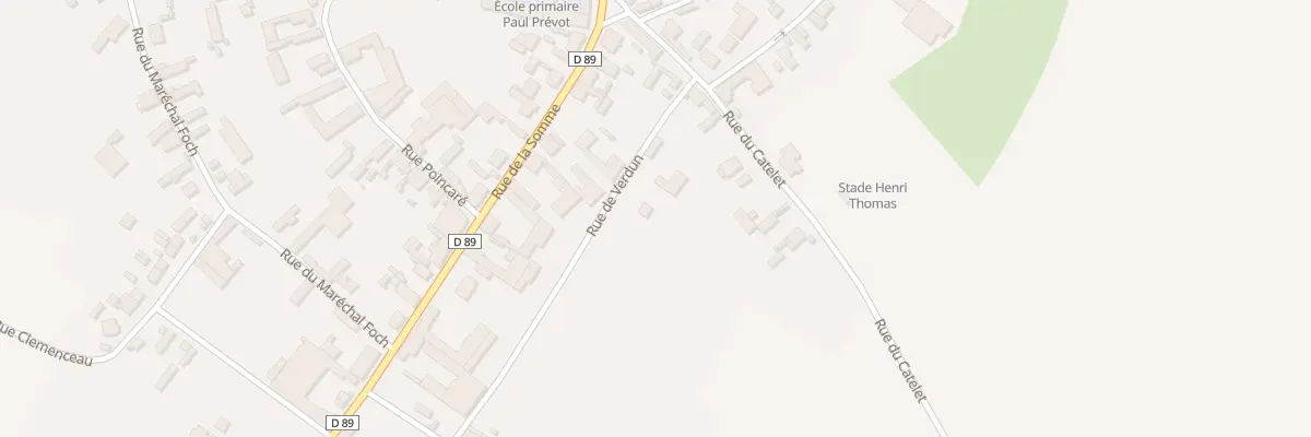 Plan du 3 Rue de Verdun à Villers-Guislain