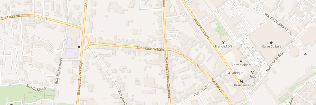 Plan du 1B Rue Franc Nohain à Nevers