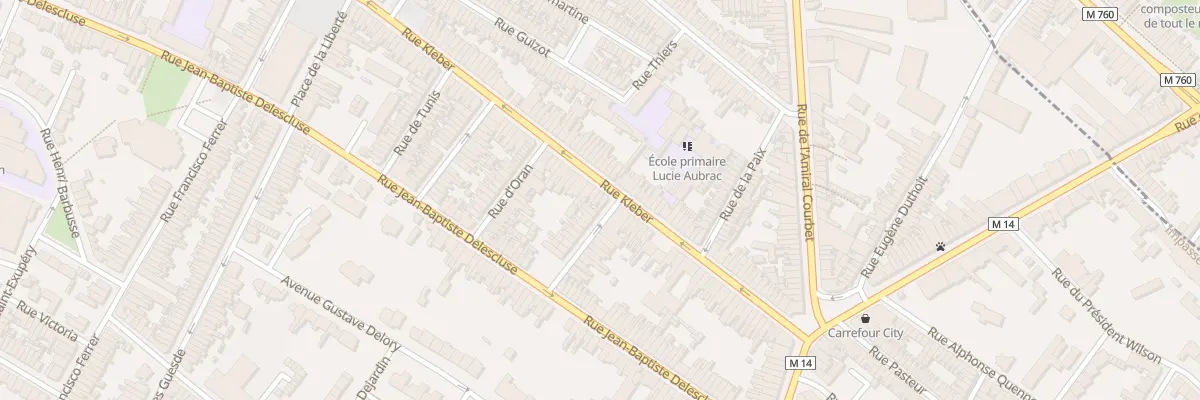 Plan du 71 Rue Kléber à Croix