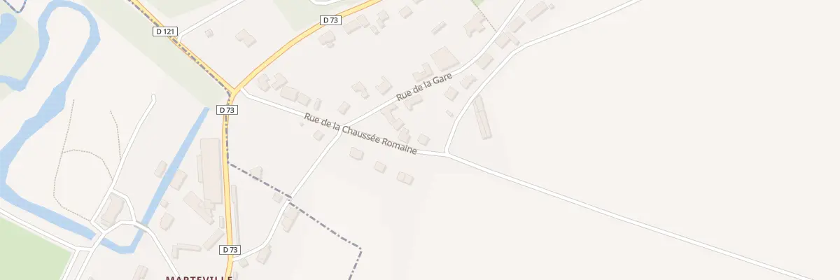 Plan du 11 Rue de la Chaussée Romaine à Vermand