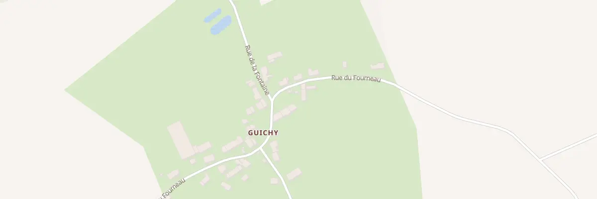 Plan du 134 Guichy à Nannay