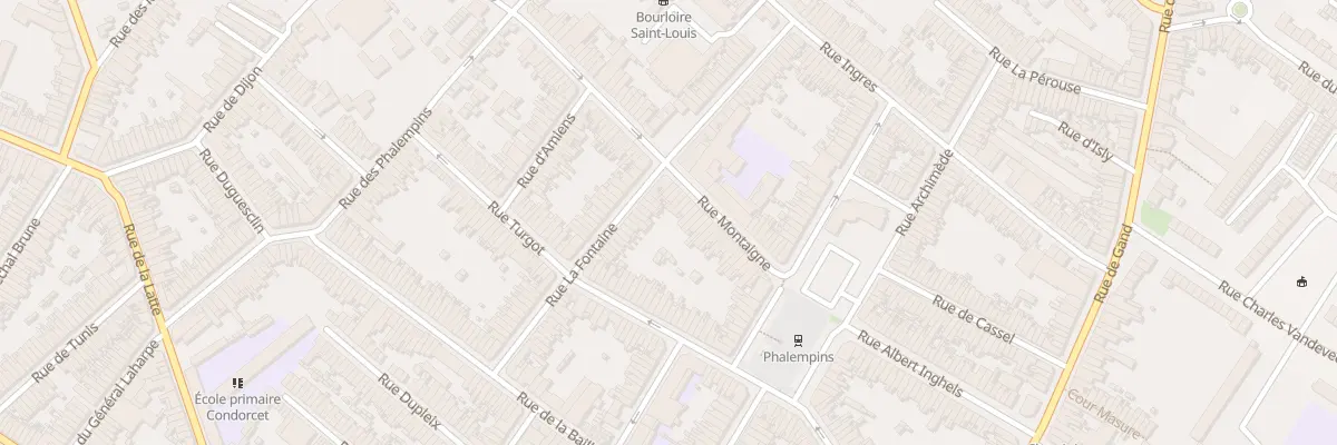 Plan du 31 Rue Montaigne à Tourcoing