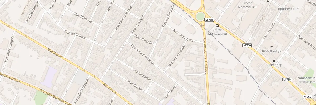 Plan du 6 Rue de Thionville à Croix