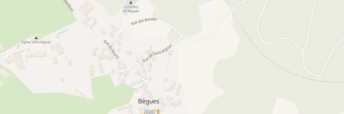 Plan du 10 Rue de Saint-aignan à Bègues