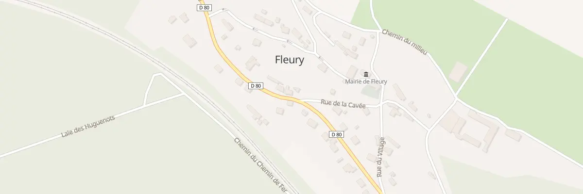 Plan du 5000 Gr Grande Rue à Fleury
