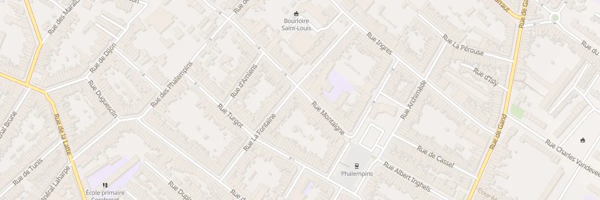 Plan du 39 Rue Montaigne à Tourcoing