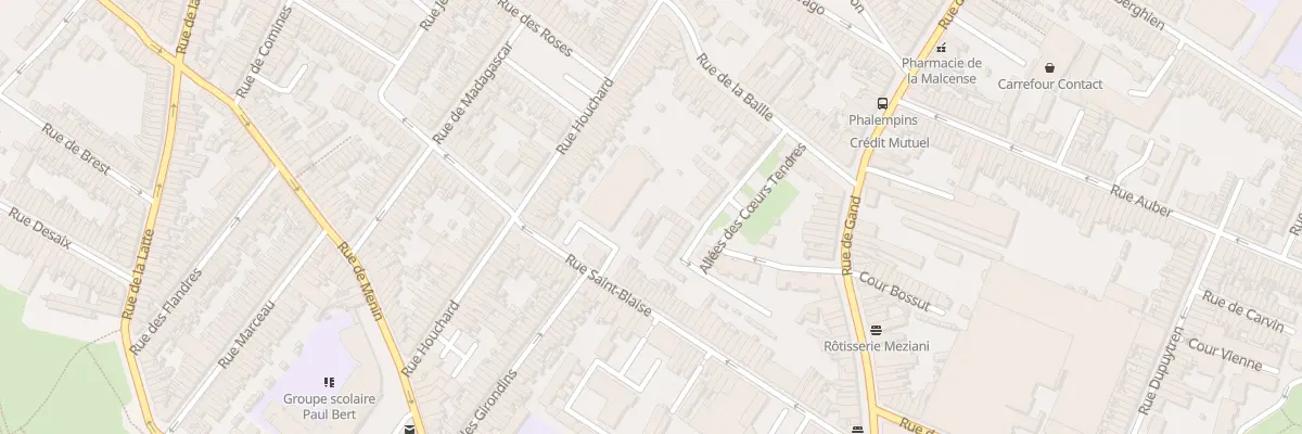 Plan du 78 Rue Saint Blaise à Tourcoing