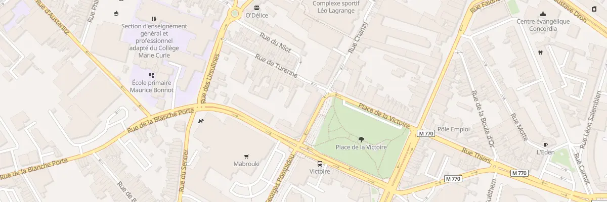 Plan du 52 Pl de la Victoire à Tourcoing