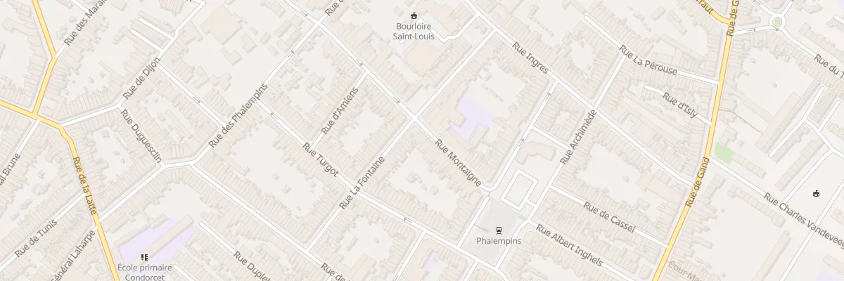 Plan du 37 Rue Montaigne à Tourcoing