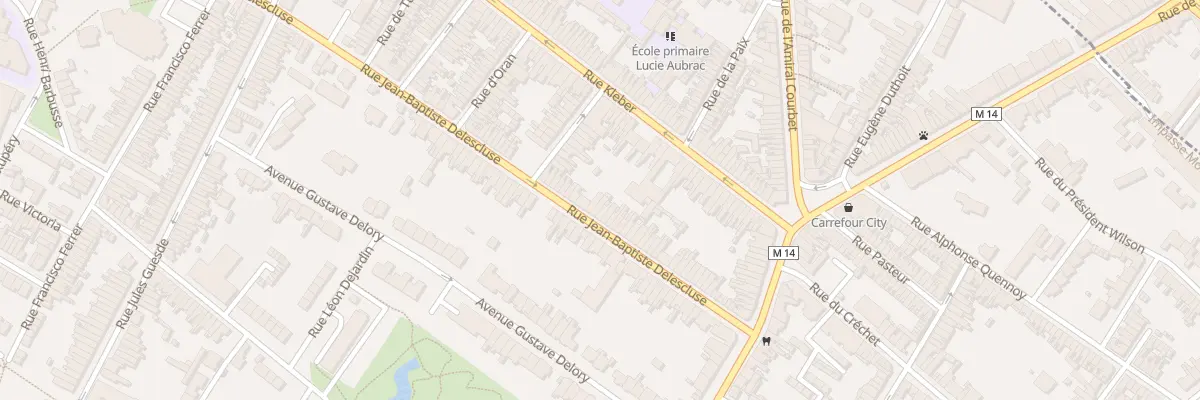 Plan du 56 Rue J B Delescluse à Croix