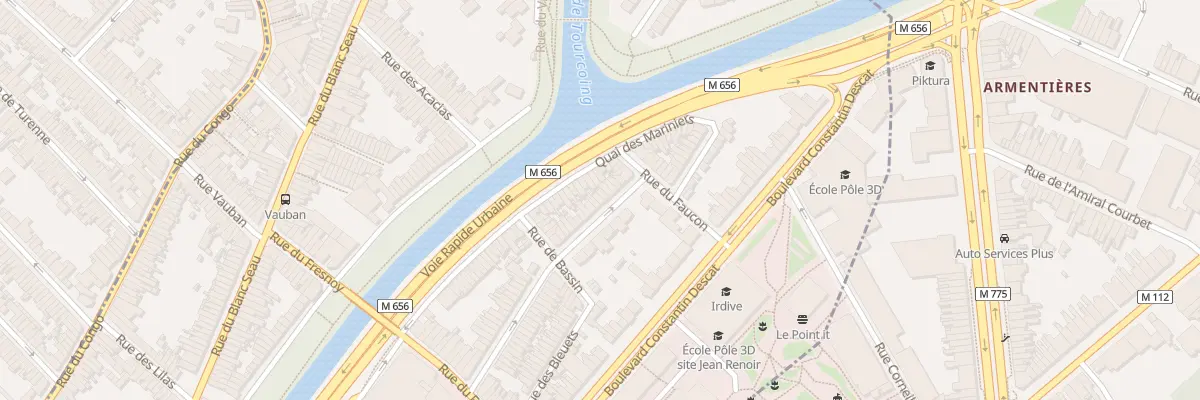 Plan du 12 Rue Kléber à Tourcoing