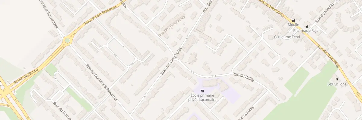 Plan du 73 Rue des Cinq Voies à Neuville-en-Ferrain