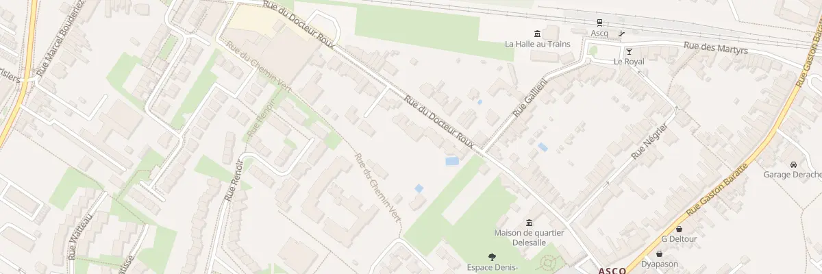 Plan du 28 Rue du Docteur Roux à Villeneuve-d’Ascq