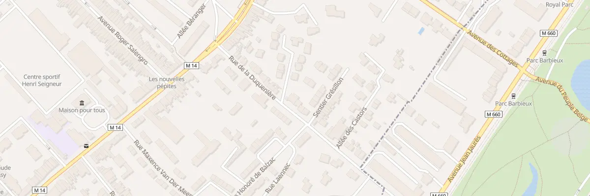 Plan du 27 Rue de la Duquenière à Croix