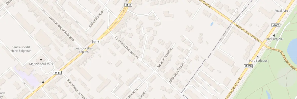 Plan du 23 Rue de la Duquenière à Croix