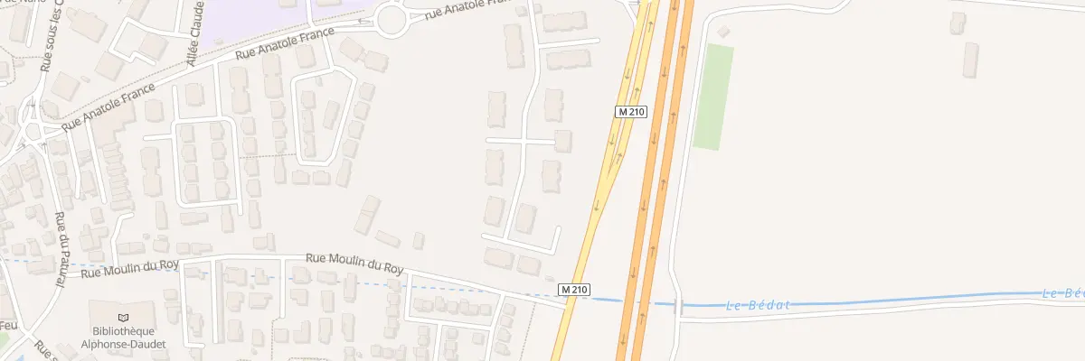Plan du 20 Rue Anatole France à Gerzat